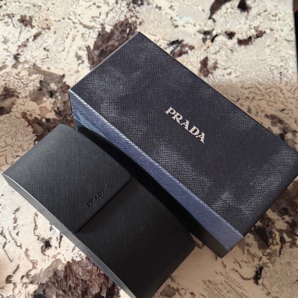 Authentic!! Prada Sunglasses Case with Box (only worn a few time)